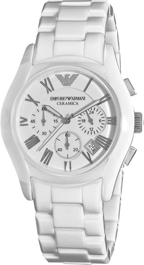 armani white ceramic watch replica|Armani white ceramic watch ladies.